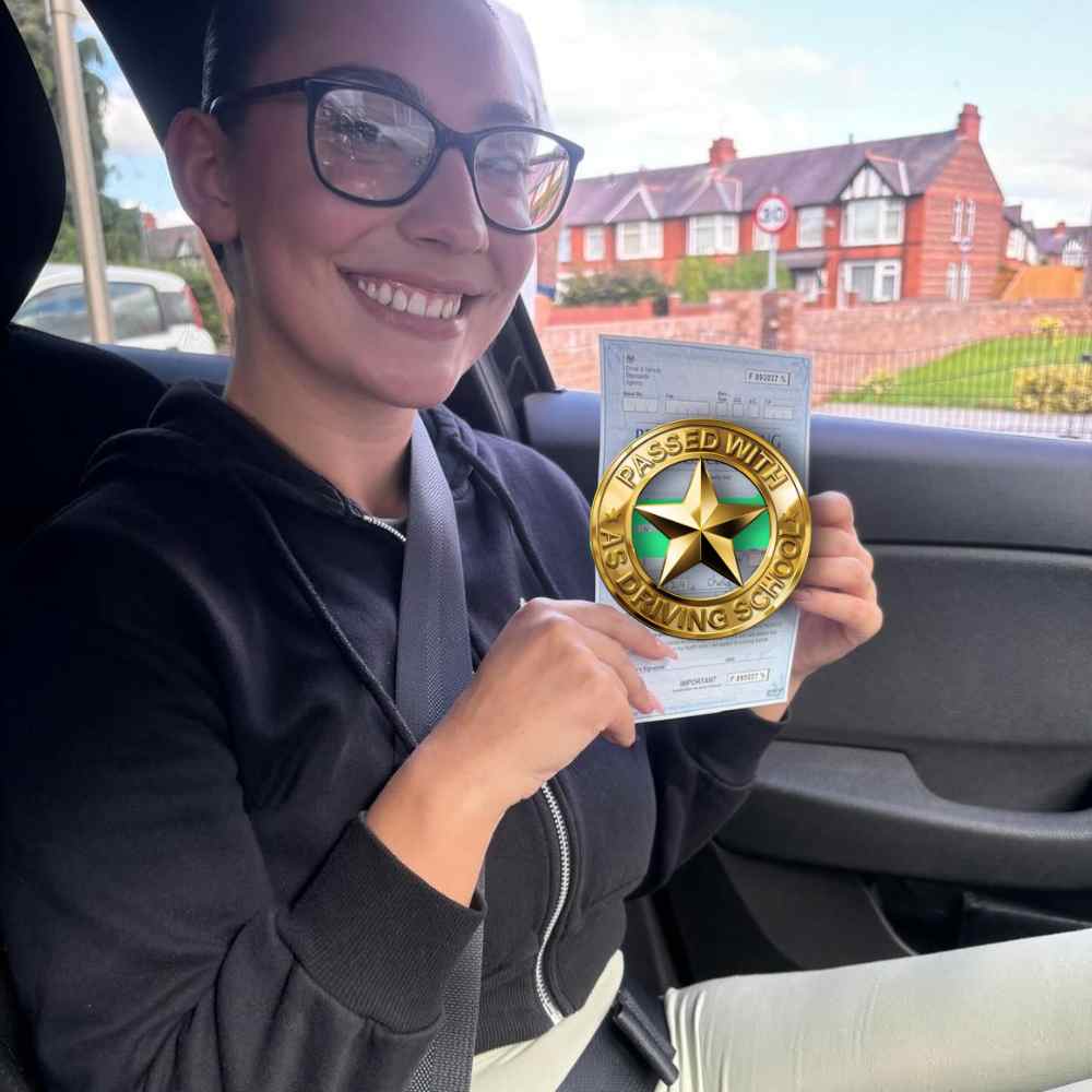 Passed with Us—Driving Lessons Frodsham: driving instructors, fully trained tutors, package deals, and high pass rate. Book now and pass your test.