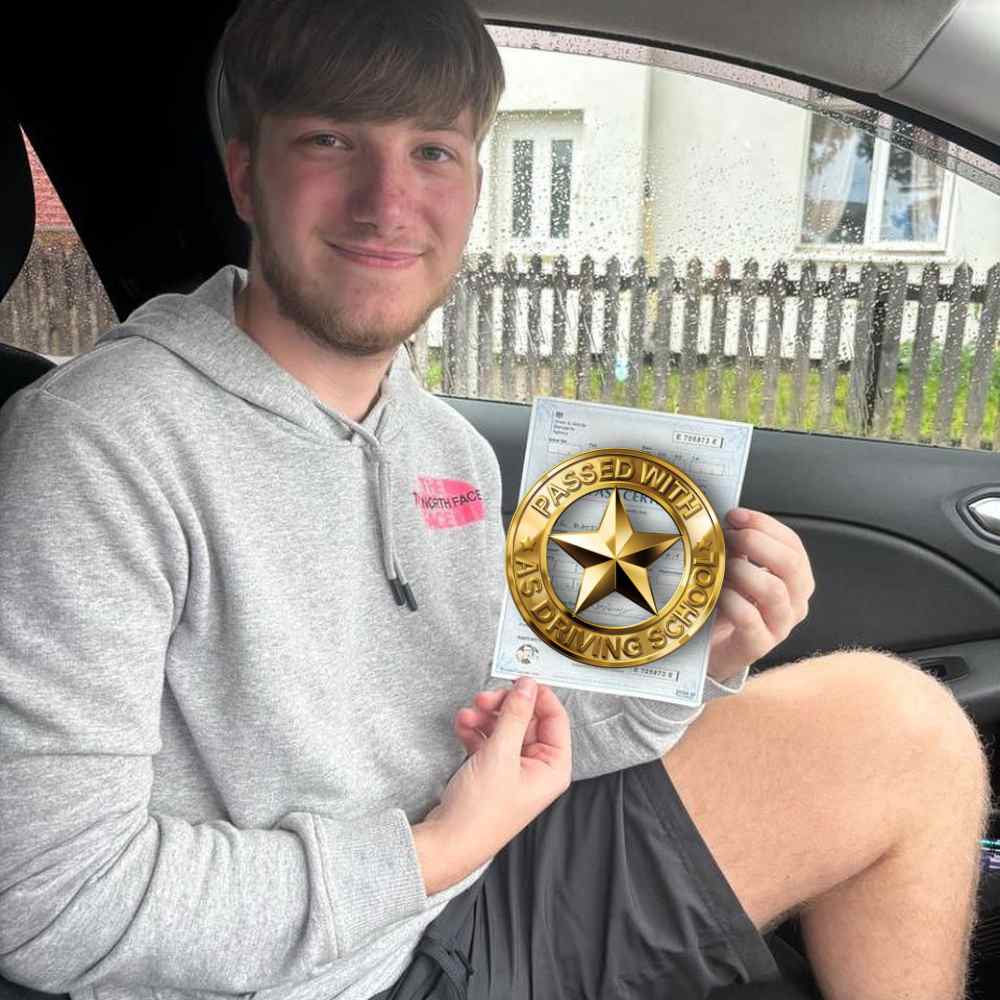 Passed with Us: Driving Lessons Frodsham, lessons for beginners, high pass rate, package deals, and qualified instructors. Book now for success.